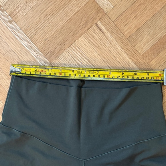 Real Me Aerie 7/8 hi-rise Dark Green Leggings - Picture 3 of 4